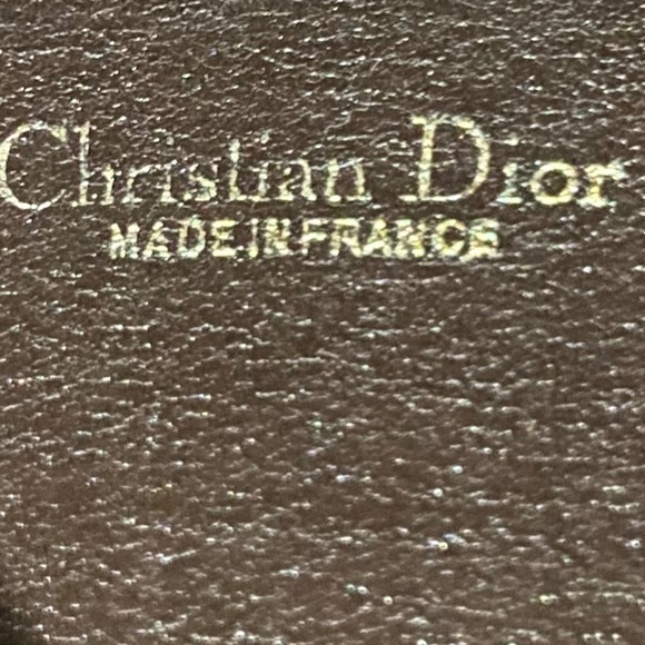 Vintage Christian Dior Trotter Brown Canvas clutch - Picture 3 of 10